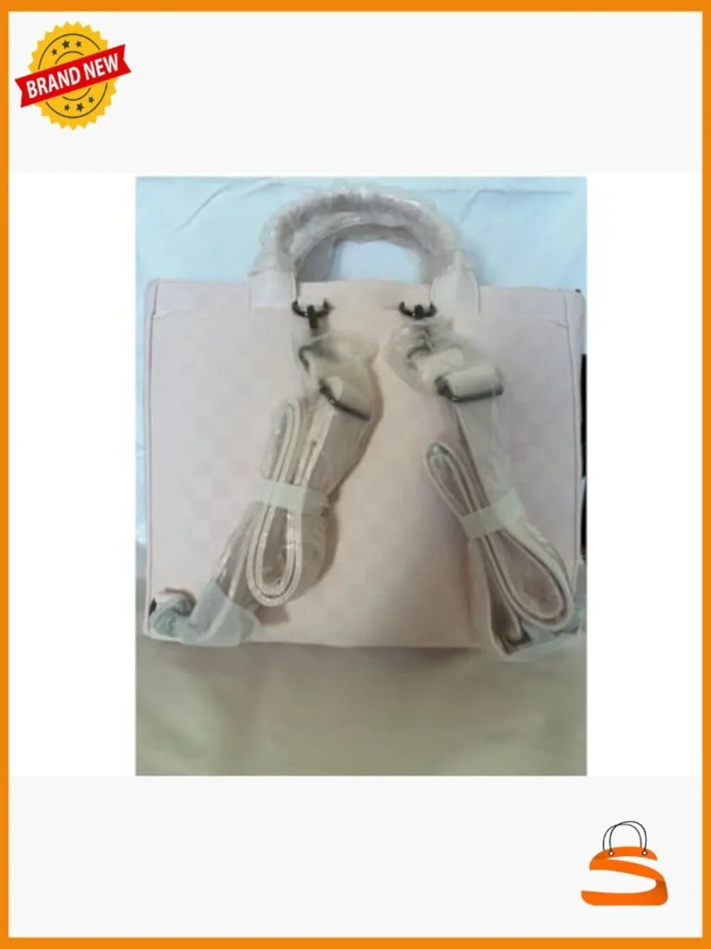 Convertible Backpack & Tote Bag Faux Leather with Detachable Straps
